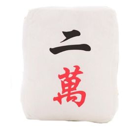 Cute Mahjong Small Plush Stuffed Toy Sofa Bed Decorative Throw Pillow Cushion; 2 Wan