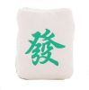 Cute Mahjong Small Plush Stuffed Toy Sofa Bed Decorative Throw Pillow Cushion; Green Hatsu