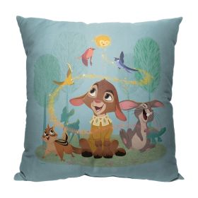 Disney Wish Glow Up Printed Throw Pillow