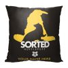 [Personalization Only] WB - Harry Potter - Sorted Hufflepuff, Personalized 18X18 Printed Throw Pillow