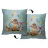 Disney Wish Glow Up Printed Throw Pillow