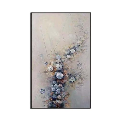 Beautiful flower wall picture for home decoration Pure hand painted abstract oil painting on canvas wall art poster for entrance Beautiful flower wall picture for home decoration Pure hand painted abstract oil painting on canvas wall art poster for entrance