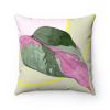 Leaf Square Pillow Home Decoration Accents - 4 Sizes